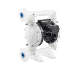 Anti Acid Chemical Resistance 1 Inch Full Polypropylene Operate Double Diaphragm Pump