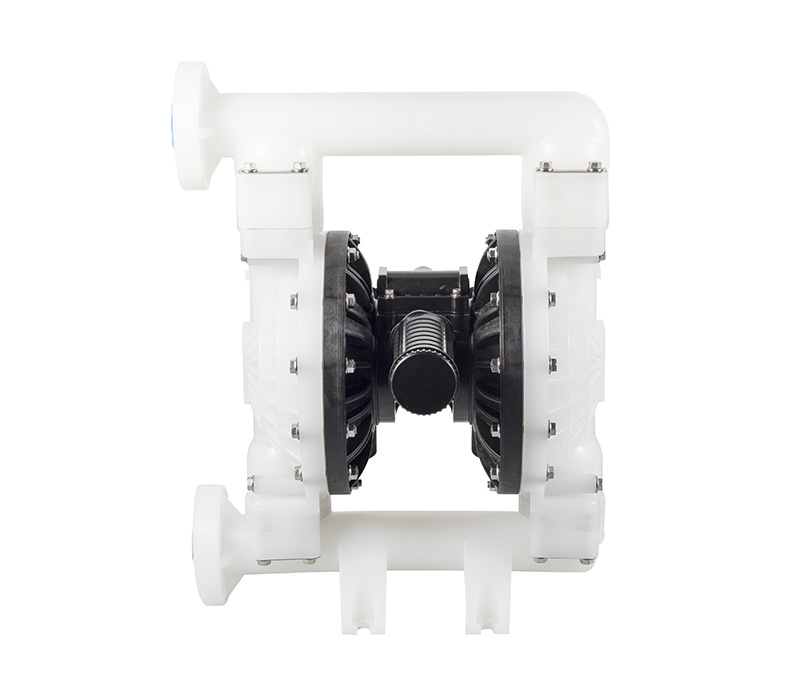 Chemical resistance PTFE diaphragm anti solvent 2 Inches Full Polypropylene Pneumatic Diaphragm Pump
